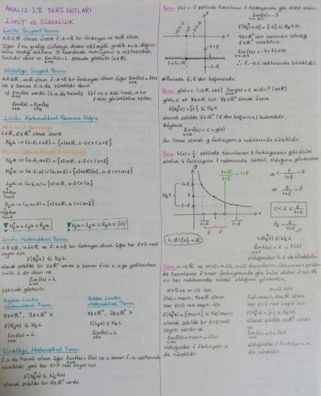Calculus (Analiz)                                                                                                                                                                                                                                         